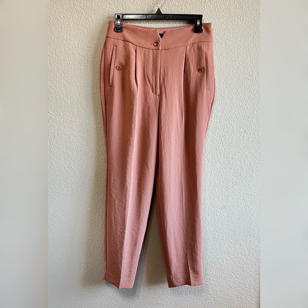 Blush pink express ankle trouser